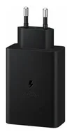 Ładowarki do telefonów - Samsung 65W EP-T6530 2x USB C, 1x USB A, bez kabla czarna - miniaturka - grafika 1