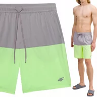 Spodenki męskie - KRÓTKIE SPODENKI 4F MĘSKIE KĄPIELÓWKI PLAŻOWE SZORTY SPORTOWE SM087 r.L - miniaturka - grafika 1