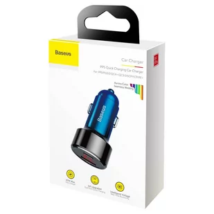 Baseus Magic Series PPS - ładowarka samochodowa Quick Charge 4.0+ / QC3.0 45W 6A niebieski (CCMLC20C-03) - Ładowarki samochodowe - miniaturka - grafika 18