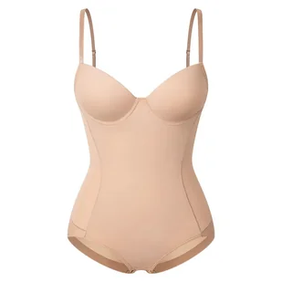 Body wyszczuplające - Beżowy XL - Body - miniaturka - grafika 1