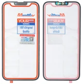 Części serwisowe do telefonów - ORYGINAŁ SZYBA SZKŁO WYŚWIETLACZA KLEJ OCA DO IPHONE 13 PRO MAX MUSTTBY - miniaturka - grafika 1