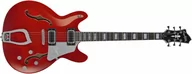 Gitary elektryczne - Hagstrom Super Viking Wild Cherry Transparent Flame - miniaturka - grafika 1