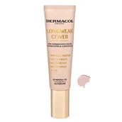 Podkłady do twarzy - Dermacol Longwear Cover SPF15 podkład 30ml Fair - miniaturka - grafika 1