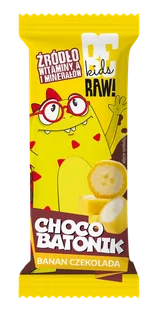 BeRAW Kids Batonik Banan & Czekolada, 25 g -> Wysyłka 1,99 - odbiór w Żabce - Batoniki - miniaturka - grafika 1
