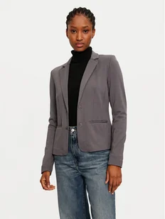 ONLY Marynarka Poptrash 15153144 Szary Regular Fit - Marynarki i żakiety damskie - miniaturka - grafika 1