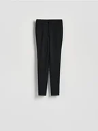 Spodnie damskie - Reserved - Legginsy z wiskozą - czarny - miniaturka - grafika 1