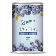 Dodatki do ciast w proszku - Jagody w syropie 400g Devaldano - miniaturka - grafika 1