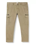 Spodenki męskie - Camel Active Męskie Spodnie Rekreacyjne Tapered Fit Toronto Cargo, Ciemnozielony, 30W / 34L - miniaturka - grafika 1
