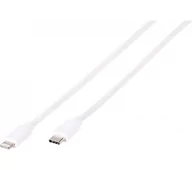 Akcesoria do tabletów i e-booków - Vivanco USB-C - Lightning 1m (biały) - miniaturka - grafika 1