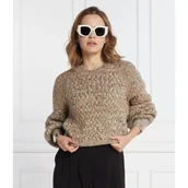 Swetry damskie - BOSS BLACK Sweter Forenza | Regular Fit | z dodatkiem wełny - miniaturka - grafika 1