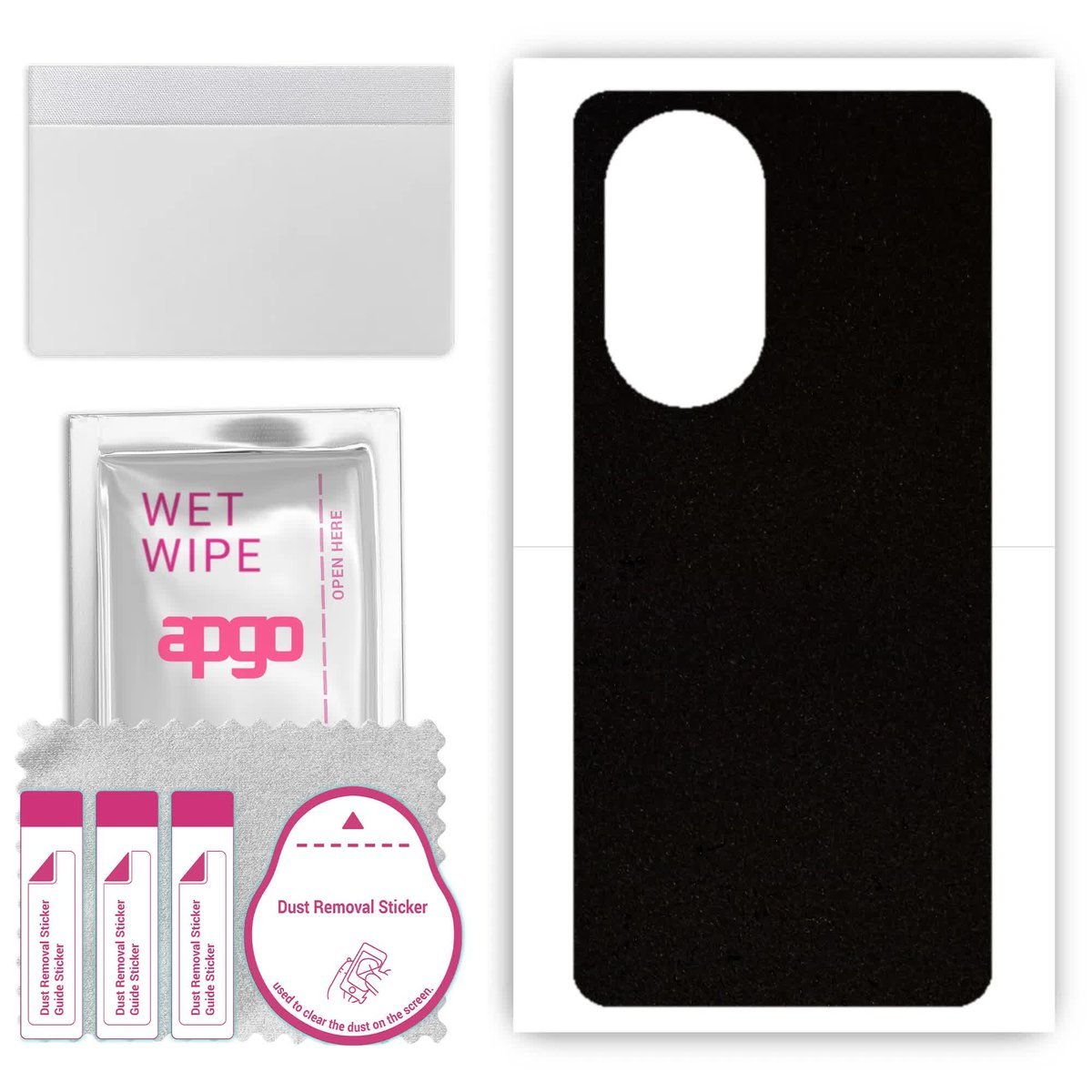 Folia naklejka skórka strukturalna na TYŁ Zamsz do Motorola Moto Edge X30 - Zamsz Czarny - apgo SKINS