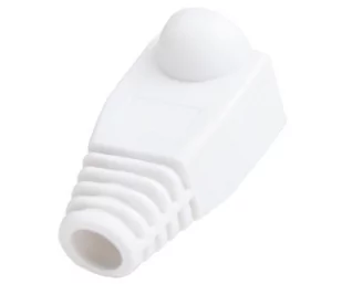 Unitek Unitek Osłona wtyku RJ45 6 mm 100 szt biała - Maskownice do kabli - miniaturka - grafika 1