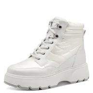 Śniegowce damskie - Tamaris Damskie buty WL Lace Boot 1-26245-45 śniegowce, białe, 40 EU, biały, 40 EU - miniaturka - grafika 1