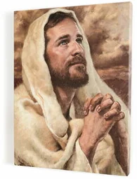 Jezus Chrystus - obraz na płótnie canvas - Ikony i obrazy sakralne - miniaturka - grafika 1