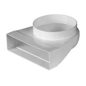 Łączniki, trójniki, kształtki - Kolano łącznikowe 90' (60x204/150) - miniaturka - grafika 1