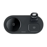 Ładowarki do telefonów - Ładowarka bezprzewodowa Mcdodo CH-7063 3w1 15W (telefon/TWS/Apple watch) czarna - miniaturka - grafika 1