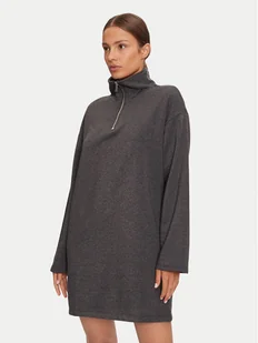 Pieces Sukienka dzianinowa 17152929 Szary Loose Fit - Sukienki - miniaturka - grafika 1