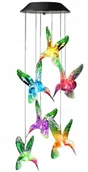 Lampy ogrodowe - Girlanda ogrodowa Solar dzwonek wietrzny  KIPPS Lampka wisząca KOLIBRY - miniaturka - grafika 1