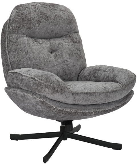 Fotel tapicerowany HARPER szary