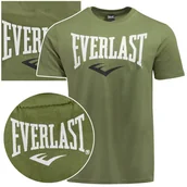 Koszulki męskie - Everlast Koszulka Męska T-shirt Bawełniana Khaki Zielona 290J86 Rozmiar M - miniaturka - grafika 1