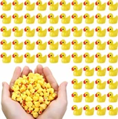 Figurki dla dzieci - MINI KACZKI Z ŻYWICY MINIATUROWE FIGURKI DO DEKORACJI ZESTAW 120 SZTUK - miniaturka - grafika 1