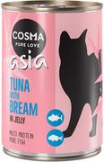 Mokra karma dla kotów - Cosma Asia w galarecie, 6 x 400 g - Tuńczyk z leszczem - miniaturka - grafika 1