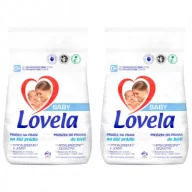 Środki do prania - Lovela Baby Hipoalergiczny proszek do prania do bieli Zestaw 2 x 4.1 kg - miniaturka - grafika 1
