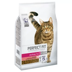 Perfect Fit Active 1+, z wołowiną - 7 kg - Sucha karma dla kotów - miniaturka - grafika 1