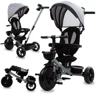 KIDWELL AXEL szary Titanium Grey - Rowerki trójkołowe - miniaturka - grafika 1