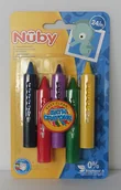 Zabawki do kąpieli - Nuby Farbki do wody 36m+ 5 szt.) - miniaturka - grafika 1