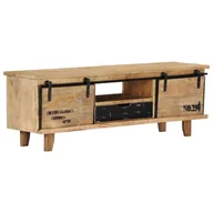 Szafki RTV - vidaXL Szafka pod TV, 120x30x40 cm, lite drewno mango - miniaturka - grafika 1