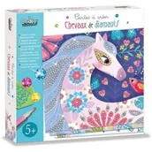 Zestawy naczyń dla dzieci - CREA LIGN Obrazy Z Diamentami Do Wyklejania KONIE - miniaturka - grafika 1