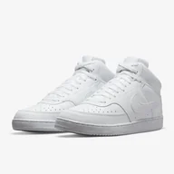 Sneakersy męskie - Męskie Sneakersy NIKE COURT VISION MID NEXT NATURE DN3577-100 – Biały - miniaturka - grafika 1