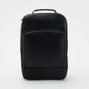 Reserved - Gładki plecak z uchwytem - Czarny - Torby męskie - miniaturka - grafika 1