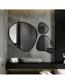 Lustra - Zestaw trzech luster organicznych w ramie - FLORA W RAMIE, Organiczne model 4: 120x81 - miniaturka - grafika 1