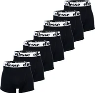 Majtki męskie - ellesse Bokserki męskie, 7 pack - Yema 7 Pack Bokserki, Logo, Bawełna Stretch Czarny/Biały 2XL - miniaturka - grafika 1