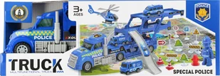 Mega Creative AUTO CIEZAR TRANSPORTER AKC POLIC 41X14X9 MC 36 - Samochody i pojazdy dla dzieci - miniaturka - grafika 1