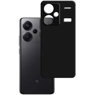 Etui 3MK Silicone Case do Xiaomi Redmi Note 13 Pro+ Czarny - Etui i futerały do telefonów - miniaturka - grafika 1