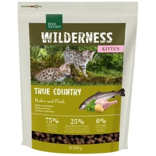 REAL NATURE Wilderness Kitten True Country Kurczak z rybą 300 g - Mokra karma dla kotów - miniaturka - grafika 1