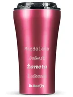 Kubki termiczne - Kubek termiczny na kawę Dr.Bacty Apollo 2.0 - 360 ml - Pink - Z twoim grawerem - miniaturka - grafika 1