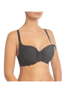 NIKOL DJUMON Biustonosz w kolorze czarnym do karmienia - Biustonosze ciążowe - miniaturka - grafika 1