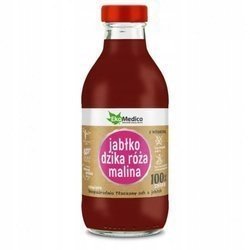 EKAMEDICA SOK JABŁKO DZIKA RÓŻA MALINA 300ML