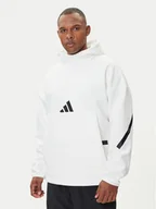 Bluzy męskie - adidas Bluza Z.N.E. JF2454 Biały Loose Fit - miniaturka - grafika 1