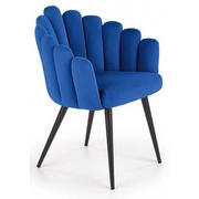 Krzesła - Granatowe krzesło muszelkowe - Zusi - miniaturka - grafika 1