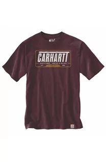 Koszulki sportowe męskie - Koszulka męska T-shirt Carhartt Heavyweight Graphic Port - grafika 1