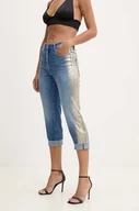 Spodnie damskie - Patrizia Pepe jeansy damskie high waist 8P0638 D083 - miniaturka - grafika 1