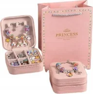 Prace ręczne dla dzieci - Kreatywny zestaw do robienia bransoletek koraliki kuferek torebka prezent - miniaturka - grafika 1