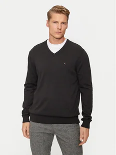 Tommy Hilfiger Sweter MW0MW14745 Czarny Regular Fit - Swetry męskie - miniaturka - grafika 1