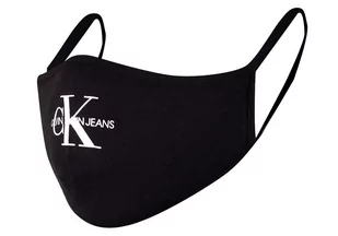 Calvin Klein Maseczka Na Twarz Wielorazowa Bawełniana Black K50K508126 Bds - Rozmiar: Uni - Maseczki ochronne i antywirusowe - miniaturka - grafika 1