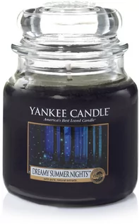 Świece - Yankee Candle Dreamy Summer Nights 411 g Classic średnia wieczka zapachowa - grafika 1
